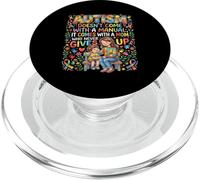 Autismo Mamma Che Non Rinuncia Mai Madre Figlio Bambino PopSockets PopGrip per MagSafe