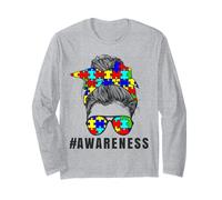 Autismo Mamma Consapevolezza Mese Accetta Avvocate Support Maglia a Manica