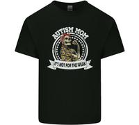 Autismo Mamma Non È Per I Deboli Uomo Cotone T-Shirt Tee Top