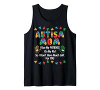 Autismo Mamma Uso La Mia Pazienza Per Il Mio Bambino Autismo Consapevolezza Canotta