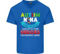 Autismo Nana Nonni Autistico ASD Maglietta In Cotone A V