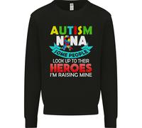 Autismo Nana Nonni Autistico ASD Uomo Felpa Maglione