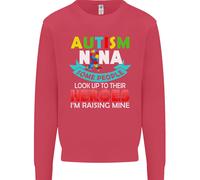 Autismo Nana Nonni Autistico ASD Uomo Felpa Maglione