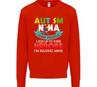 Autismo Nana Nonni Autistico ASD Uomo Felpa Maglione