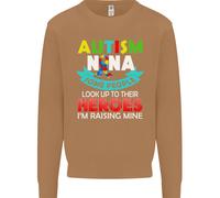 Autismo Nana Nonni Autistico ASD Uomo Felpa Maglione