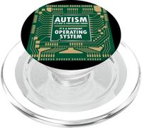 Autismo Non Errore Diverso Sistema Operativo Autistico Puzzle PopSockets PopGrip per MagSafe