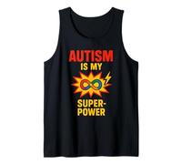 Autismo Orgoglio Neurodivergente Spettro di Forza Identità Canotta