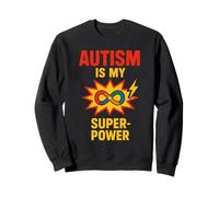 Autismo Orgoglio Neurodivergente Spettro di Forza Identità Felpa