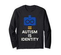 Autismo Orgoglio Neurodivergente Spettro di Forza Identità Maglia a Manica