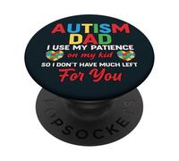 Autismo Papà Genitore Umorismo - Funny Special Needs Bambino Padre PopSockets PopGrip Adesivo