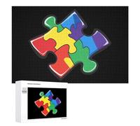 Autismo Puzzle Pezzo Jigsaw Puzzle per Adulti Famiglia Attività Giochi Home Decor Puzzle 1000 PCS