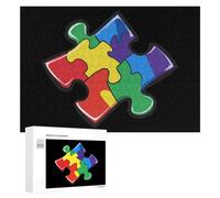 Autismo Puzzle Pezzo Jigsaw Puzzle per Adulti Famiglia Attività Giochi Home Decor Puzzle 300 PCS