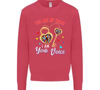 Autismo Sei Il Mio Cuore Io Sono La Tua Voce ASD Uomo Felpa