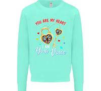 Autismo Sei Il Mio Cuore Io Sono La Tua Voce ASD Uomo Felpa