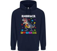Autismo T-Rex Abbraccia Le Differenze Felpa Per Bambini Autistici
