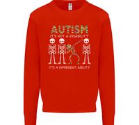 Autismo Una Diversa Abilità Autistico ASD Uomo Felpa Maglione