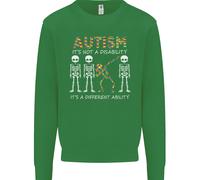 Autismo Una Diversa Abilità Autistico ASD Uomo Felpa Maglione