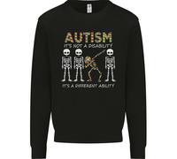 Autismo Una Diversa Abilità Autistico ASD Uomo Felpa Maglione