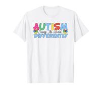 Autismo Vedere Il Mondo in Modo Diverso - Supporto per l'autismo Maglietta