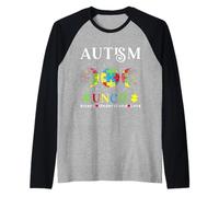 Autismo Zio Consapevolezza Mese Giorno Accetta Capire Amore Maglia con Maniche Raglan