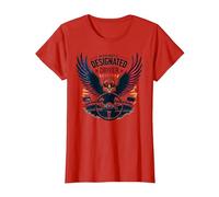 Autista designato di Old Glory Maglietta, Donna, Rosso, S