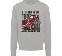Autista Di Camion I Like Big Trucks I Cannot Lie Felpa Uomo