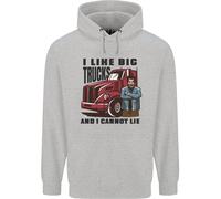 Autista Di Camion I Like Big Trucks I Cannot Lie Uomo Felpa