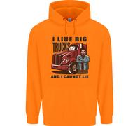 Autista Di Camion I Like Big Trucks I Cannot Lie Uomo Felpa