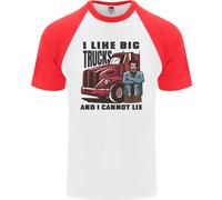 Autista di Camion mi Piace Big I Cannot Lie Stile Camionista DA UOMO S/S T-Shirt