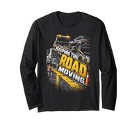 Autista di Carro Attrezzi Keeping The Road Moving Maglia a Manica