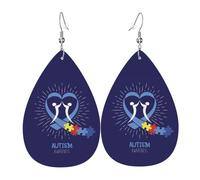 Autistic Autism Awareness Day Month 2023 Orecchini Da Donna Stampato Orecchini In Pelle Moda Accessori Per Tutti I Giorni Decorazioni Cosplay