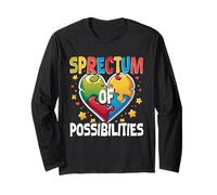 Autistico Autismo Spectrum of Possibilities Maglia a Manica