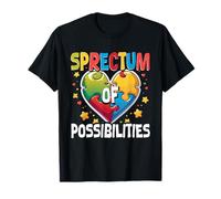 Autistico Autismo Spectrum of Possibilities Maglietta