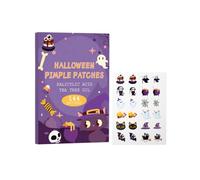 Autmor Patch per Halloween Acne Patch per il viso, disponibile in 100 conti o più ore, patch ideali per brufoli, anti brufoli e acne, con adesivi a tema natalizio come Ghost (144 pezzi)