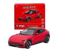 BBURAGO Model Kit Ferrari Purosangue, Kit di Montaggio Auto in Scala 1:24, Replica Dettagliata da Assemblare con 37 Pezzi, Licenza Ufficiale Ferrari, Età Consigliata 14+ Anni