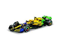 Bburago - Formula 1 McLaren MCL38 Miami GP 2024#Norris - 1/24 - Auto radiocomandata Premium 2,4 GHz - RC ricaricabile - Velocità 8 km/h - Autonomia 20 min - Modello ridotto Giocattolo per bambini