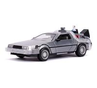Jada Back To The Future Dlorean Time Machine Metal Car 1:24 Figure Multicolor