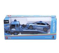 AUTO 1:43 CARRO ATTREZZI POLIZIA CON AUTO- SCALA 1/43 #G29