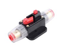 Auto 12V 60 Amp Car Boat Manual Reset Circuit Breaker Switch Support High Current For 12V DC Car Or Boat Ideal For Car Video System Overload Metal Alloy Plastic Blue