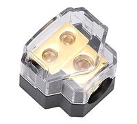 Auto 1X2GA In 2x4GA Out Blocco di distribuzione dell'alimentazione Portafusibili Modifica amplificatore Rame puro