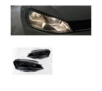 Auto 2 pezzi modello compatibile per Golk7 Golf 7 MK7 aggiornamento 7.5 design 2013-2017 fari anteriori a LED fari a LED doppio proiettore lifting(BLACK,Right Hand)