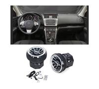 Auto 2PCS L/ED Front Dashboard AC Air Condition Outlet Turbo Interior Trim per Mazda 6 GH