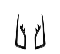 Auto 2x Rivestimento Griglia Paraurti Anteriore Fendinebbia Per VW Per Golf 7.5 MK 7.5 TSI TDI Facelift 2017 2018-2019(Nero lucido)