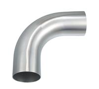 Auto 3" OD, Gamba Lunghezza 4", Intercooler Tubo 90 Grado Piega Gomito Tubo