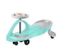Auto a dondolo, Giocattolo da giro in auto Wiggle for bambini dai 3 anni in su, con ruota colorata che emette luce for giochi all'interno e all'esterno, carta altalena(Sky Blue,Normal wheel)