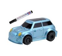 Auto a induzione per bambini: camion da costruzione con riconoscimento della linea nera, gambo per veicoli sensoriali interattivi | Scrivere giocattolo educativo a induzione, Auto per il