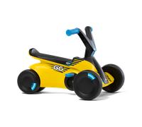 BERG Toys GO2 - Go-kart 2 in 1, per bambini e bambini, per interni ed esterni, 4 ruote, per bambini dai 10 ai 30 mesi, colore: giallo