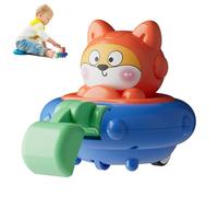 Auto A Rinvio - Veicoli Giocattolo Per Imparare Con Gli Animali | Giocattoli Veicolo Interattivi Spingi E Gioca - Per Bambini Ragazze Casa Camera Da Aula Homeschool Asilo Compleanno Natale Vacanza