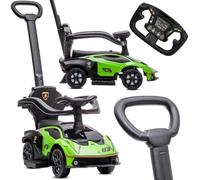 Auto a scorrimento da 1 anno con maniglione, auto per bambini, auto a scorrimento Essenza SCV12, Aauto Kinder (Verde)