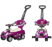 auto a spinta con asta di guida coupe viola